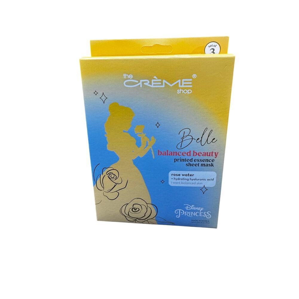 NWT The Crème Shop Belle Balanced Beauty Korean Masks- Pack of 3